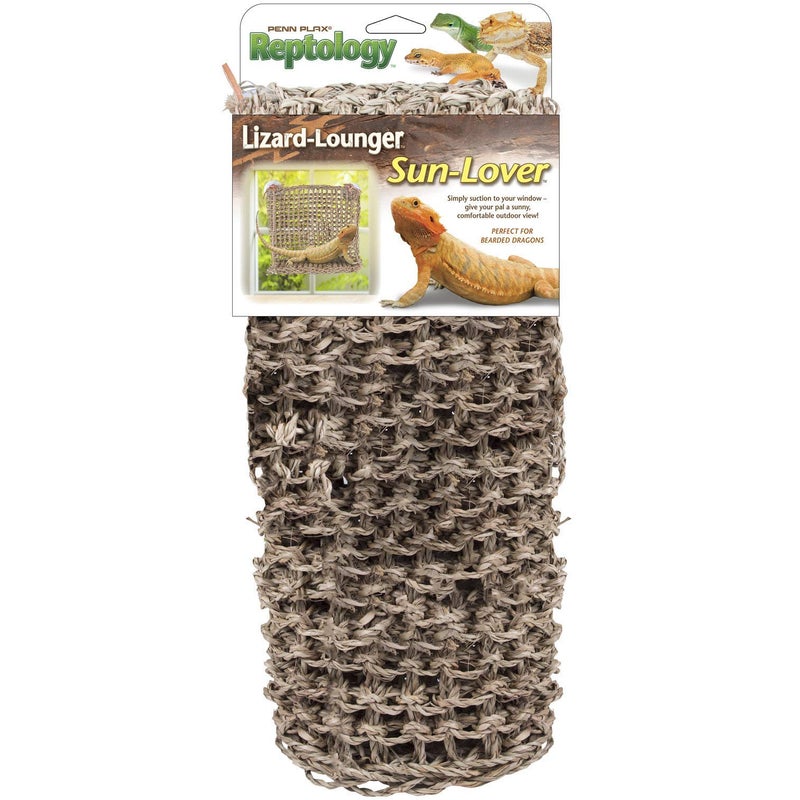 Penn Plax PENN-PLAX Reptology Lizard Lounger Sun Lover Basking Platform â€“ 100% Natural Seagrass Fiber â€“ Ideal for Bearded Dragons, Anoles, Geckos, and Other Reptiles - Image 2